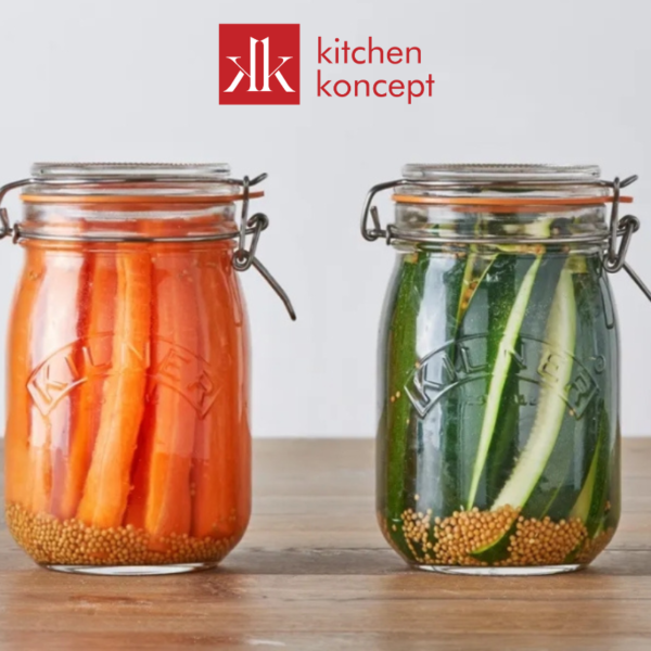 [Kitchen Koncept] Hũ Thủy Tinh Tròn Kilner - Nhiều Kích Cỡ - Hình ảnh 9